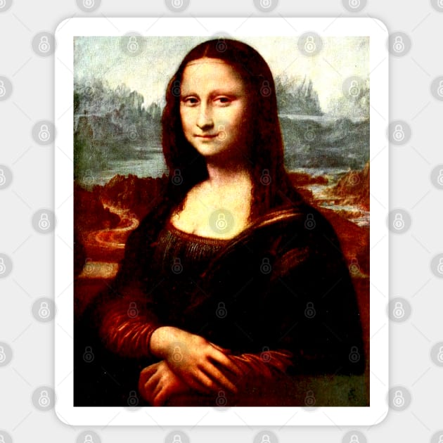 Mona Lisa Artwork Sticker by Embrace Masculinity